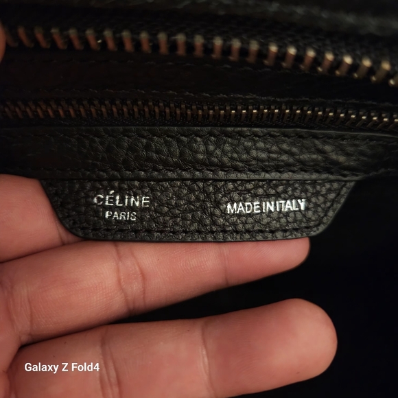 Céline Micro Luggage Handbag in Drummed Calfskin - Picture 4 of 17